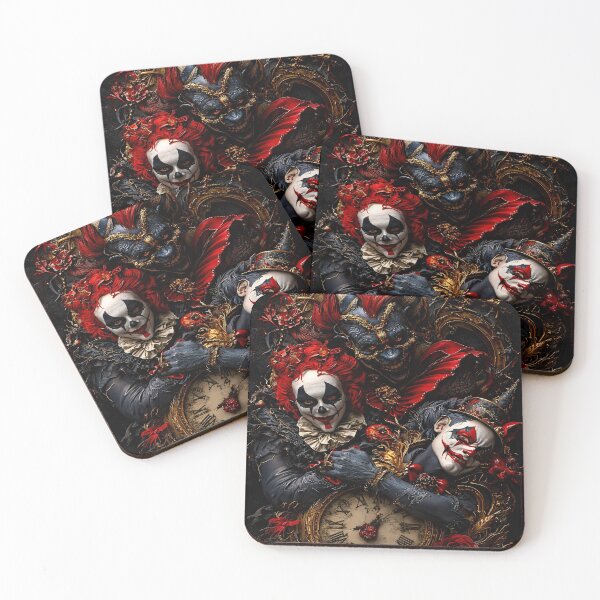Item preview, Gothic Carnival Clowns designed and sold by Kaleidoscope Print.