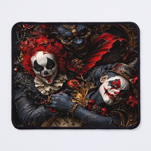Item preview, Gothic Carnival Clowns designed and sold by Kaleidoscope Print.