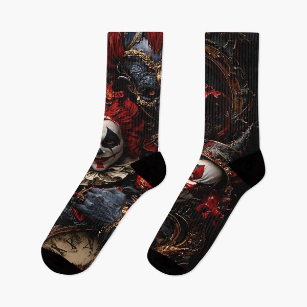 Item preview, Gothic Carnival Clowns designed and sold by Kaleidoscope Print.
