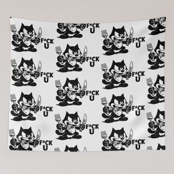 Item preview, Felix the Cat Says “F*ck You” – Vintage Cartoon Attitude designed and sold by Arte Cartoon From TagTeam Group.