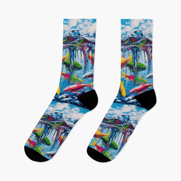Item preview, Prismatic Depths: The Neon Current designed and sold by daweave77.