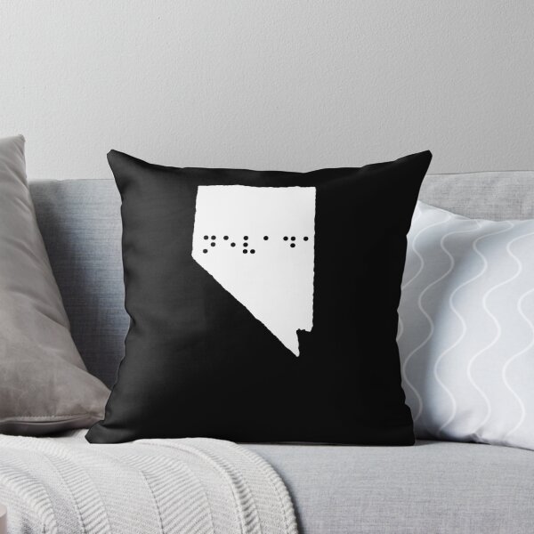 Item preview, NEVADA State Shape Braille Shirt designed and sold by brizodesign.