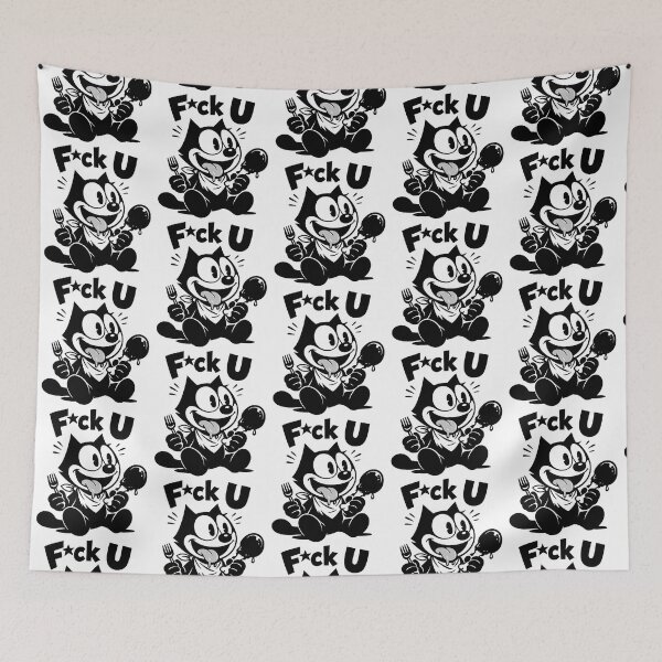 Item preview, Felix the Cat Says “F*ck You” designed and sold by Arte Cartoon From TagTeam Group.