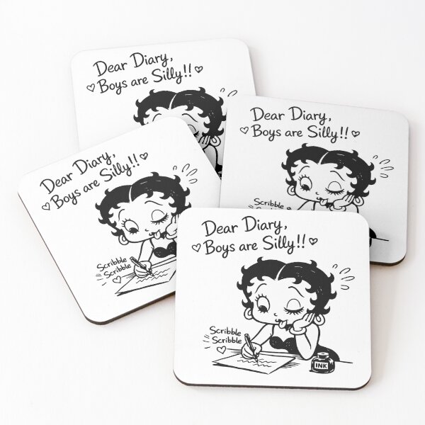 Item preview, Betty Boop Scribble Retro Vintage designed and sold by Arte Cartoon From TagTeam Group.