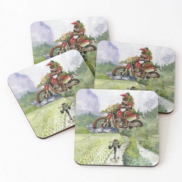 Item preview, Mecha Monolith (Motorcycle Painting) designed and sold by Amanda Zito.
