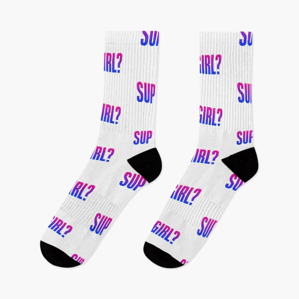 Item preview, Sup Girl? Pink and Blue Bold designed and sold by Memes N Lore .