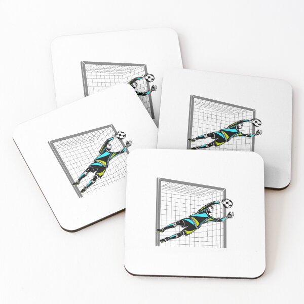 Item preview, Goalkeeper diving art designed and sold by Desikhanna123.
