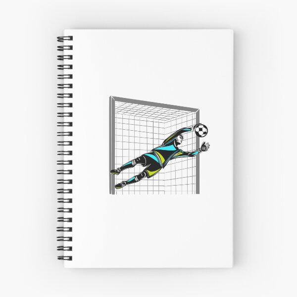 Item preview, Goalkeeper diving art designed and sold by Desikhanna123.