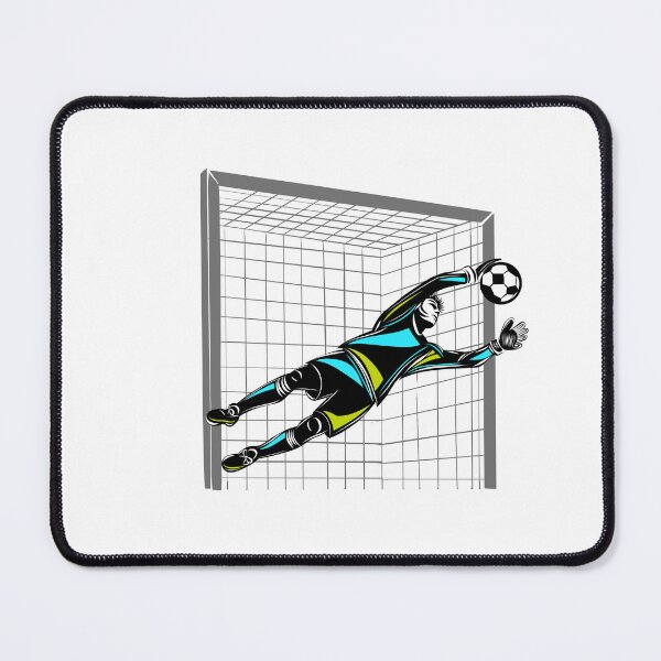 Item preview, Goalkeeper diving art designed and sold by Desikhanna123.