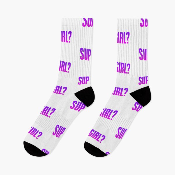 Item preview, Sup Girl? Pink and Purple Bold designed and sold by Memes N Lore .