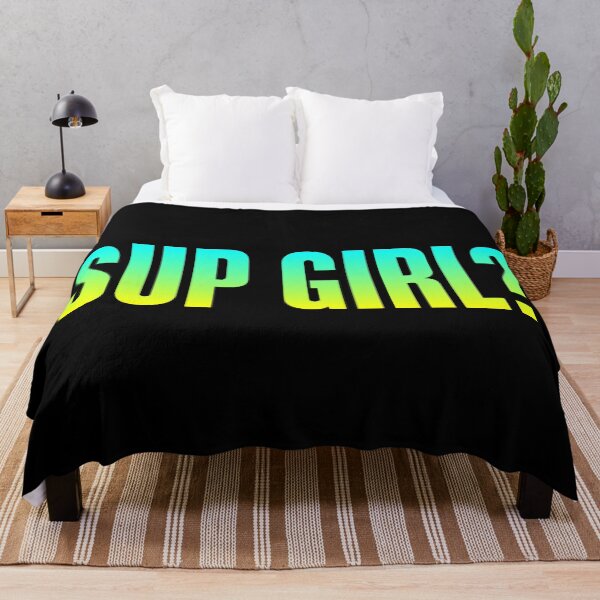 Item preview, Sup Girl? Green and Yellow Bold designed and sold by Memes N Lore .