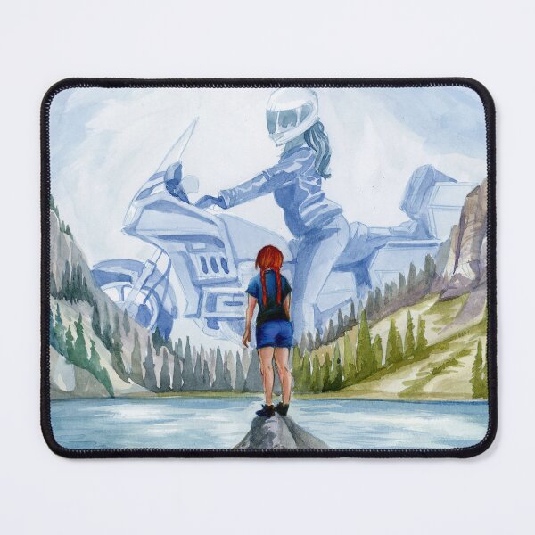 Item preview, Dreams of the Future (Motorcycle Painting) designed and sold by Amanda Zito.