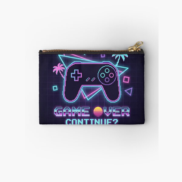 Item preview, Game Over Continue - Retro Vaporwave Gaming Controller Pixel Art Design designed and sold by ZoomTaDesign.