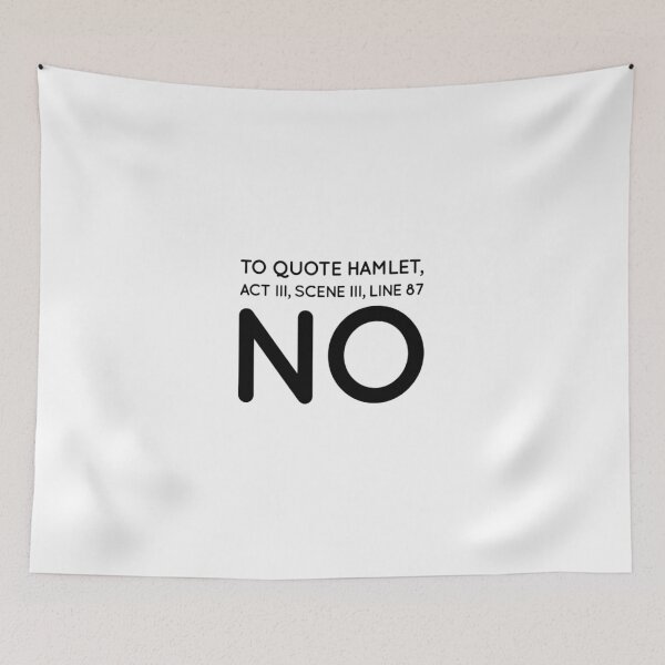 Item preview, No: Hamlet quote graphic, Act III, Scene III designed and sold by Rue Market.