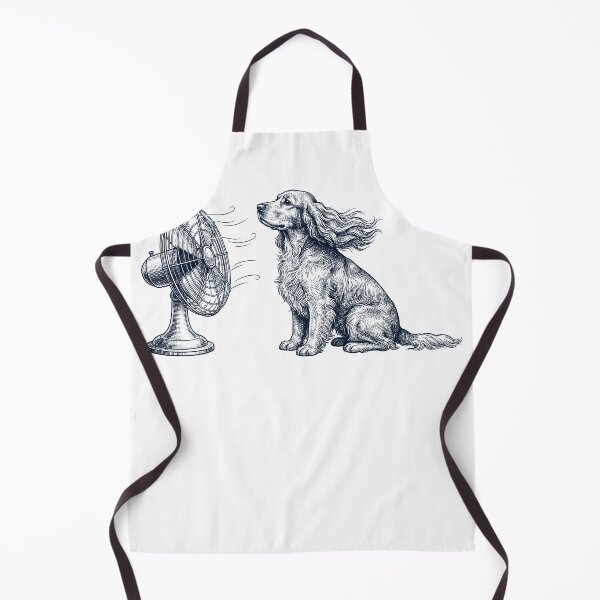 Artikelvorschau, Vintage Cocker Spaniel mit Fächerhund Mama Papa entworfen und verkauft von DoodleTortle.