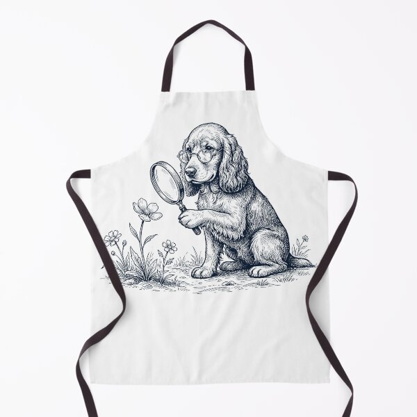 Item preview, Vintage Cocker Spaniel Botanist Flower Dog Mom Dad designed and sold by DoodleTortle.