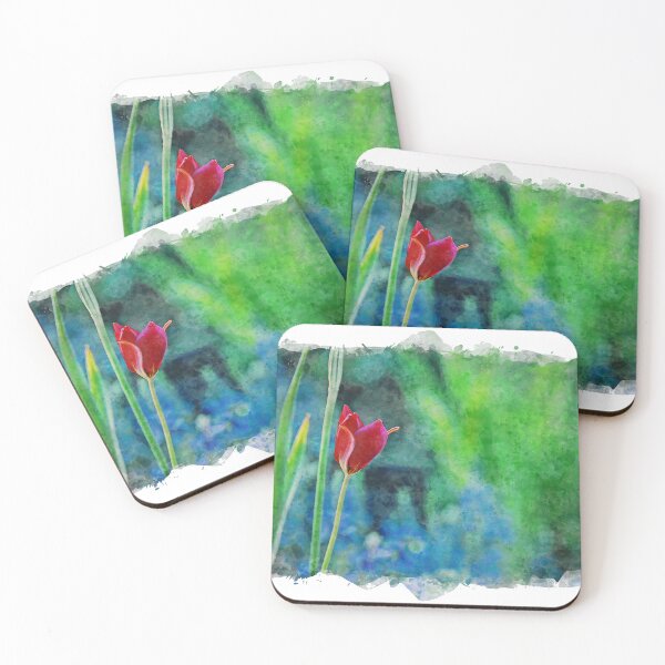 Item preview, Red Flower by the Water designed and sold by craigm.