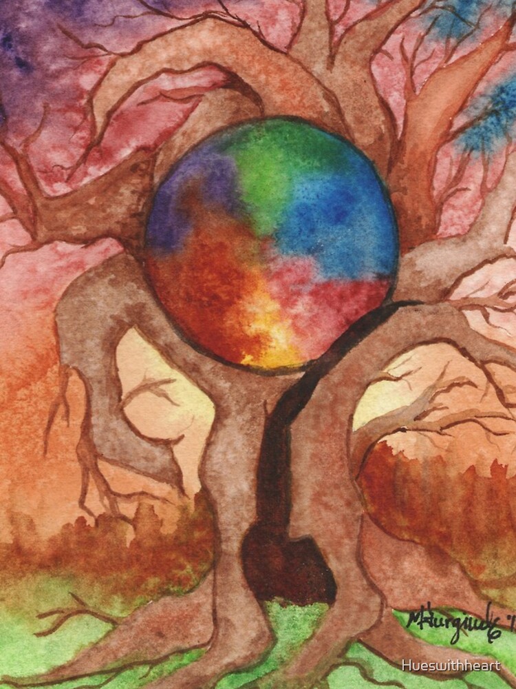 Thumbnail 5 of 5, iPhone Case, Macrocosm, nature, watercolor designed and sold by Hueswithheart.