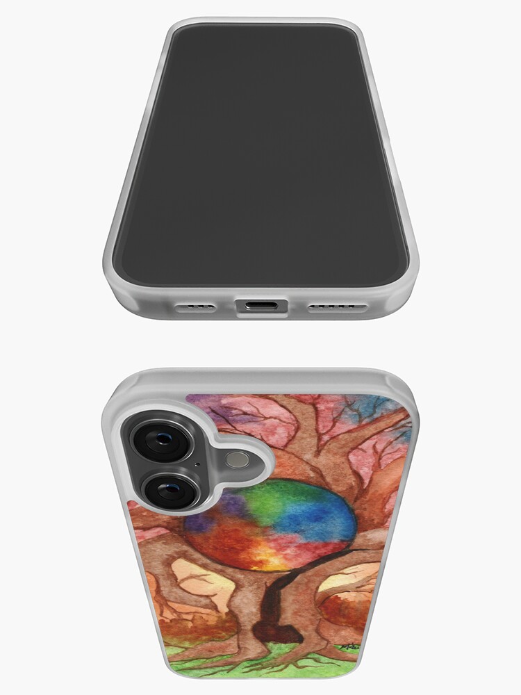 Thumbnail 3 of 5, iPhone Case, Macrocosm, nature, watercolor designed and sold by Hueswithheart.