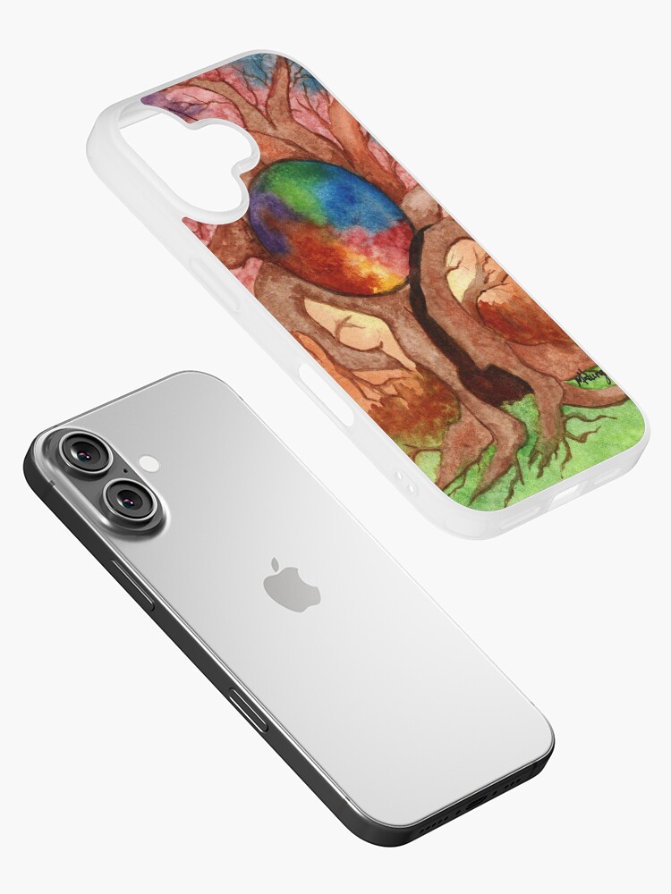 Thumbnail 2 of 5, iPhone Case, Macrocosm, nature, watercolor designed and sold by Hueswithheart.
