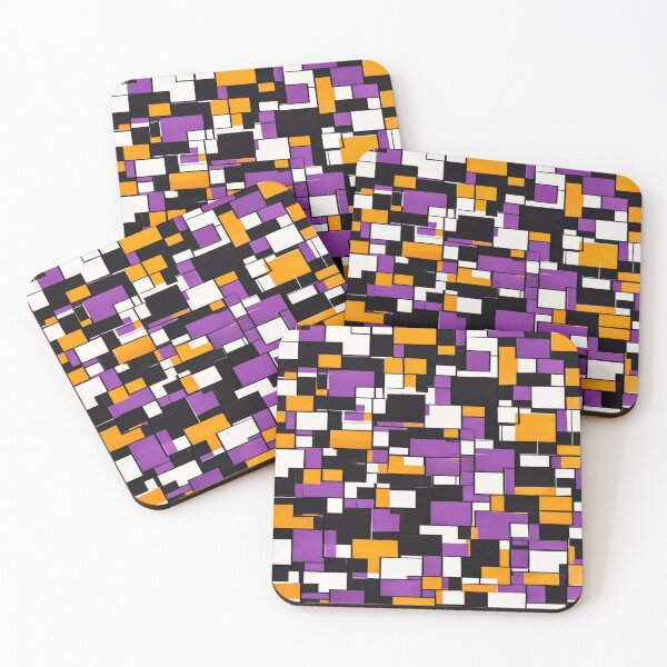 Item preview, retro-futuristic pattern colorful geometric abstract design designed and sold by SmashingDeals.