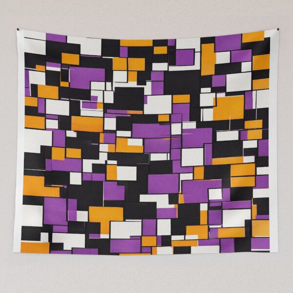 Item preview, retro-futuristic pattern colorful geometric abstract design designed and sold by SmashingDeals.