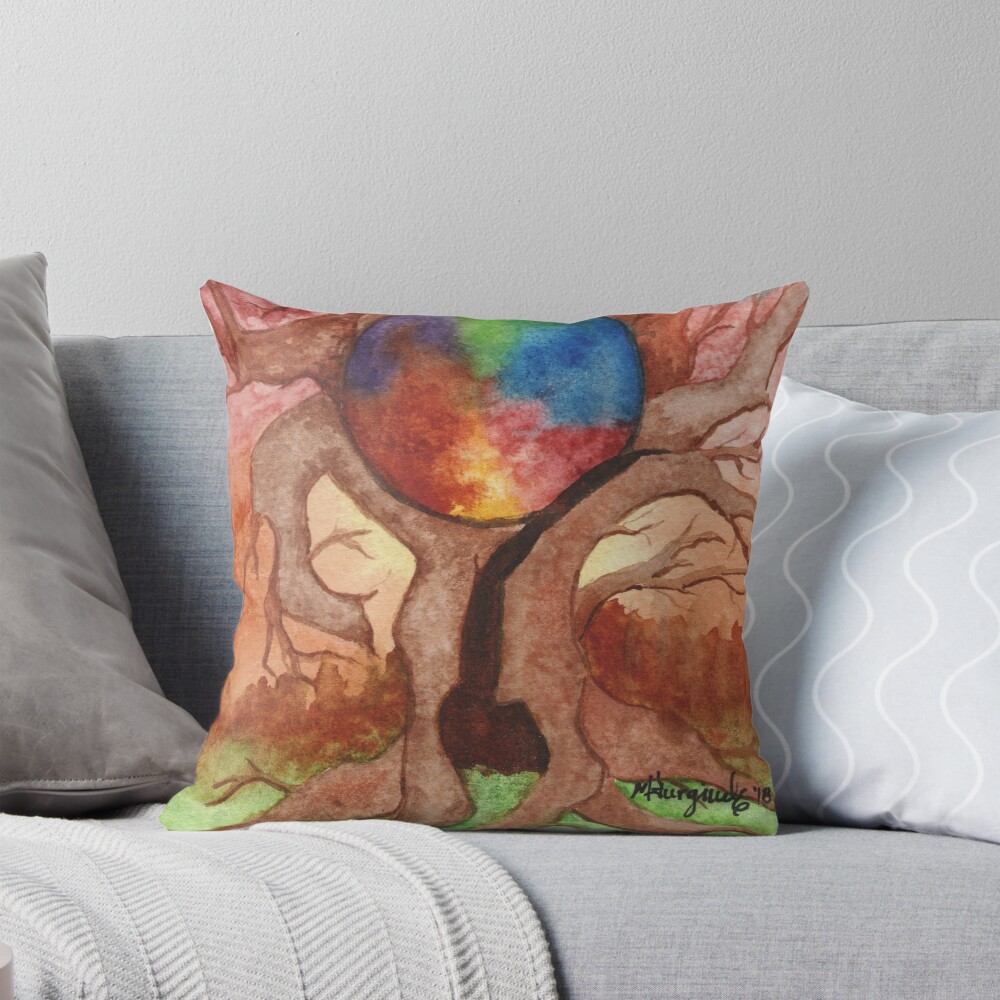 Item preview, Throw Pillow designed and sold by Hueswithheart.