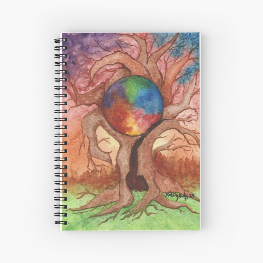 Item preview, Spiral Notebook designed and sold by Hueswithheart.