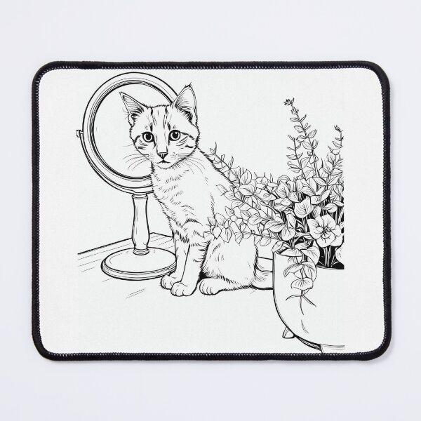 Item preview, Coloring Book Cat designed and sold by NilCaelum.