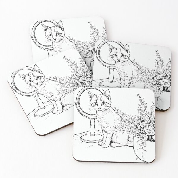 Item preview, Coloring Book Cat designed and sold by NilCaelum.