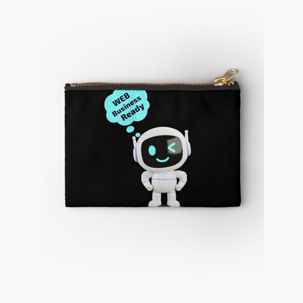 Item preview, Web Business Ready – Cute Tech Robot Design  designed and sold by Ink & Soul.