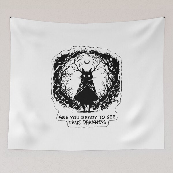Item preview, ARE YOU READY TO SEE TRUE DARKNESS? designed and sold by UrbanCreatures.