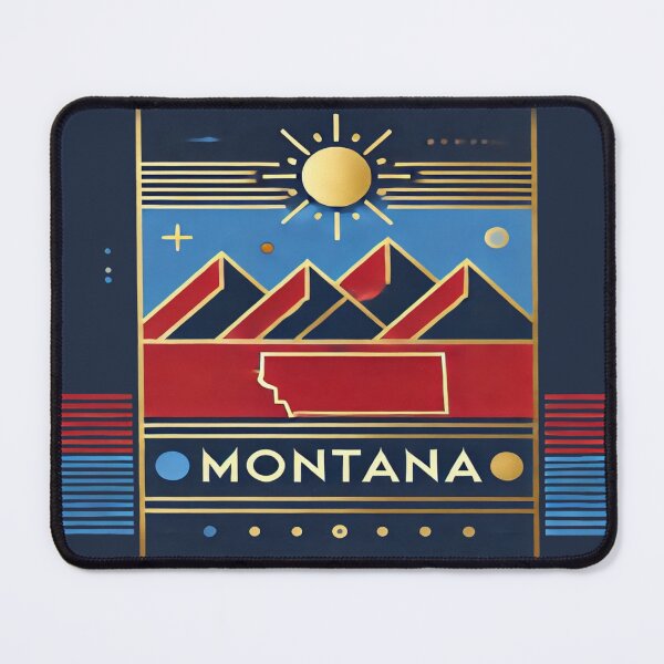 Item preview, MONTANA STATE FLAG designed and sold by Globalcitytees.