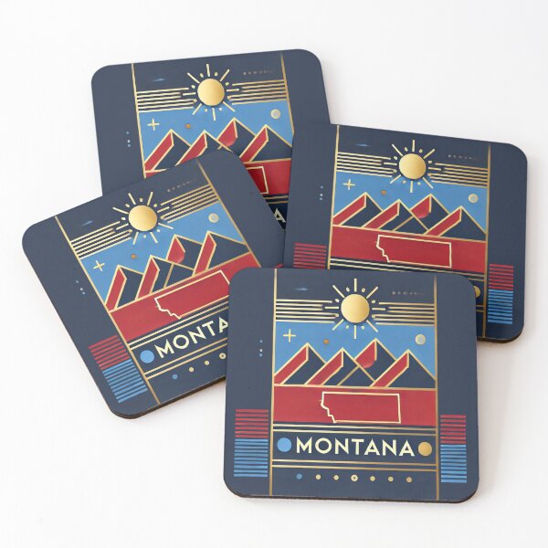 Item preview, MONTANA STATE FLAG designed and sold by Globalcitytees.