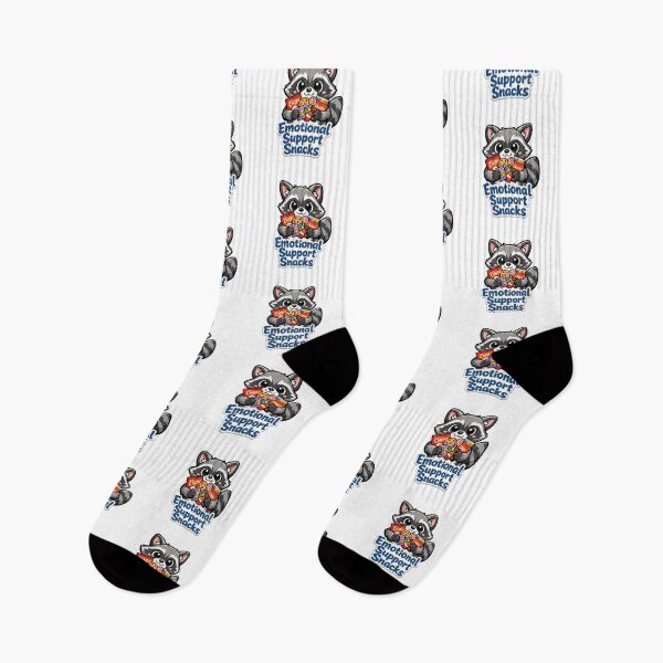 Item preview, Emotional Support Snacks Raccoon – Cute Funny Snack Lover Cartoon designed and sold by Doodlynx.