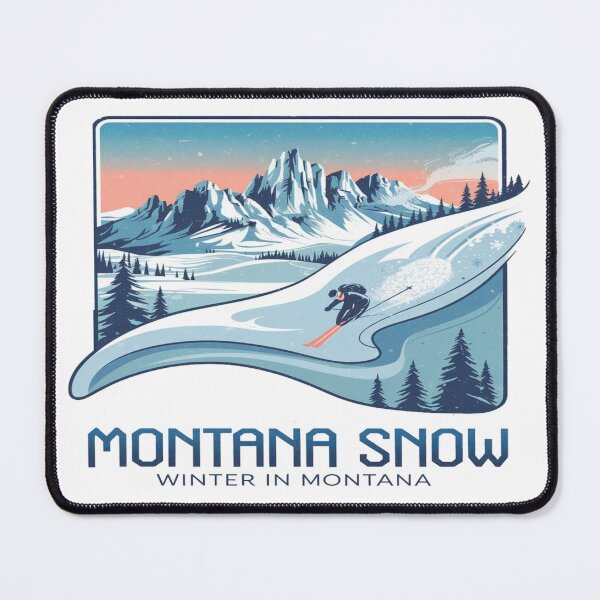 Item preview, MONTANA STATE- WINTER designed and sold by Globalcitytees.