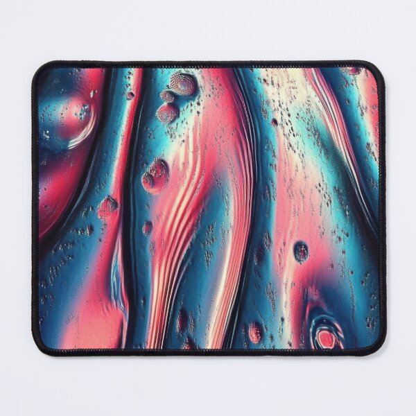 Item preview, Vertical Meltdown – Viscous Red & Teal Abstract designed and sold by B-Russ-Stuff.
