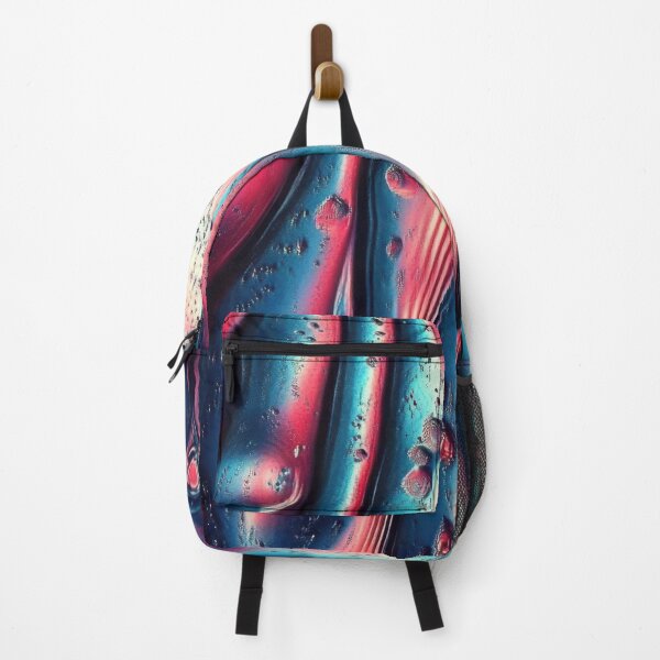 Item preview, Vertical Meltdown – Viscous Red & Teal Abstract designed and sold by B-Russ-Stuff.