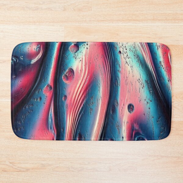Item preview, Vertical Meltdown – Viscous Red & Teal Abstract designed and sold by B-Russ-Stuff.