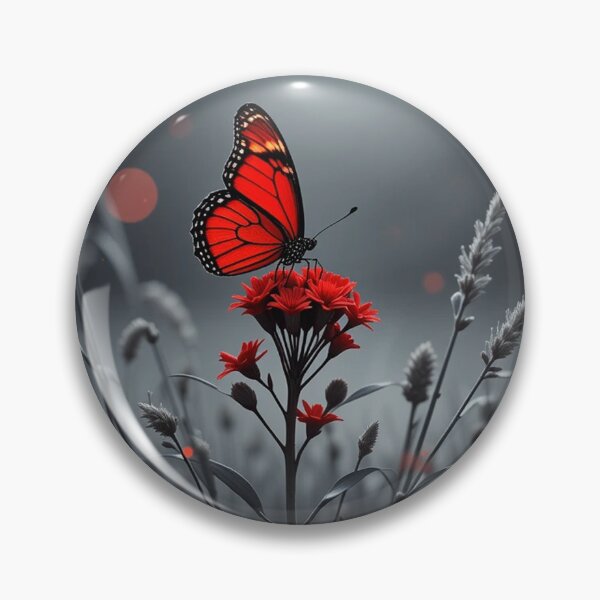 Item preview, Crimson Butterfly in the Dark designed and sold by PixelVibe782.