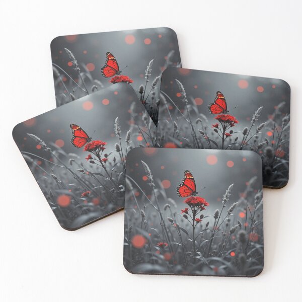 Item preview, Crimson Butterfly in the Dark designed and sold by PixelVibe782.