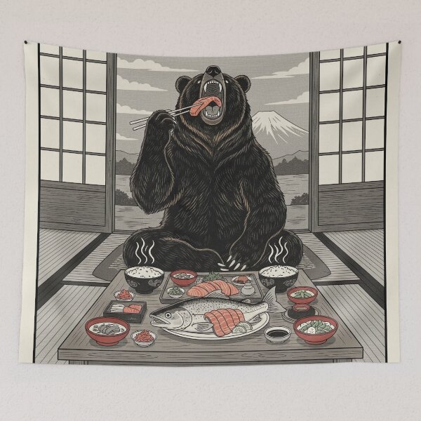 Item preview, Grizzly Salmon Sashimi designed and sold by AlyLucid.