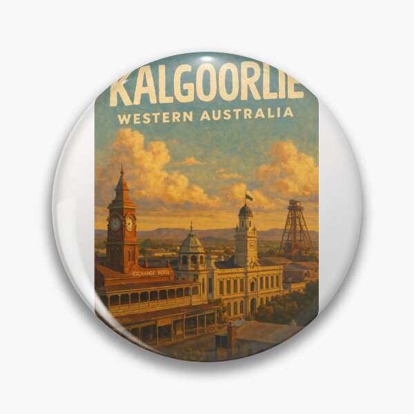 Item preview, Kalgoorlie Historic Town Centre with Clock Towers and Goldfields Architecture designed and sold by Places On Earth.