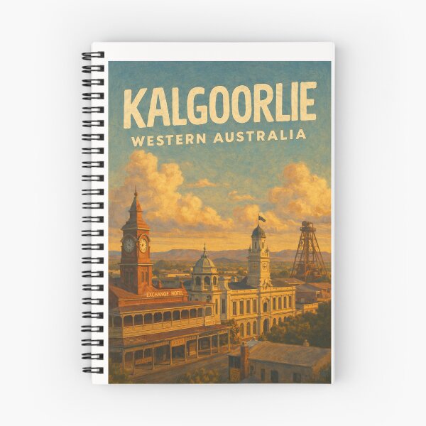 Item preview, Kalgoorlie Historic Town Centre with Clock Towers and Goldfields Architecture designed and sold by Places On Earth.