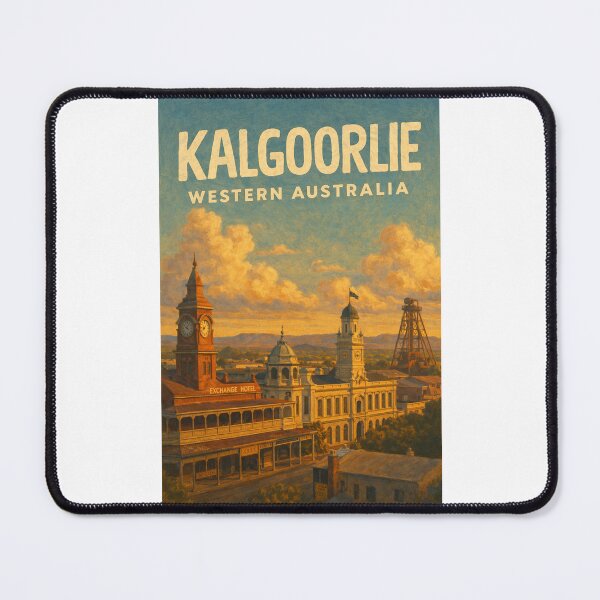 Item preview, Kalgoorlie Historic Town Centre with Clock Towers and Goldfields Architecture designed and sold by Places On Earth.