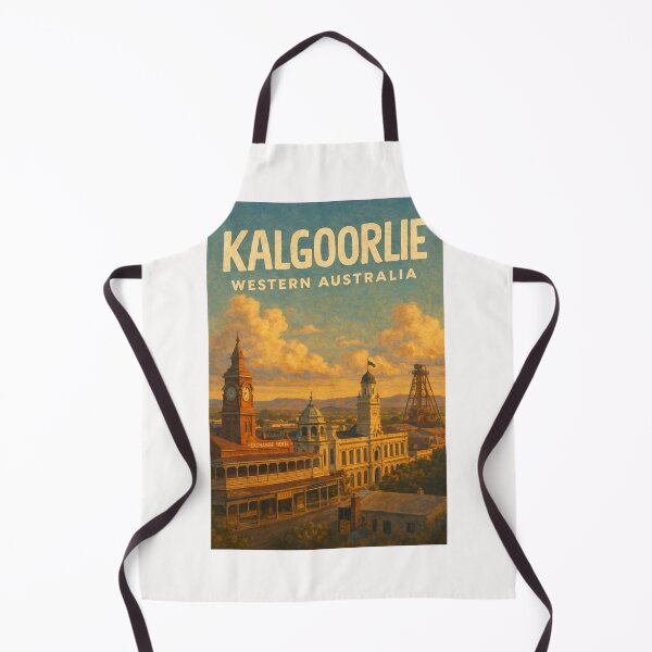 Item preview, Kalgoorlie Historic Town Centre with Clock Towers and Goldfields Architecture designed and sold by Places On Earth.