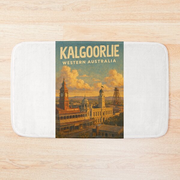 Item preview, Kalgoorlie Historic Town Centre with Clock Towers and Goldfields Architecture designed and sold by Places On Earth.