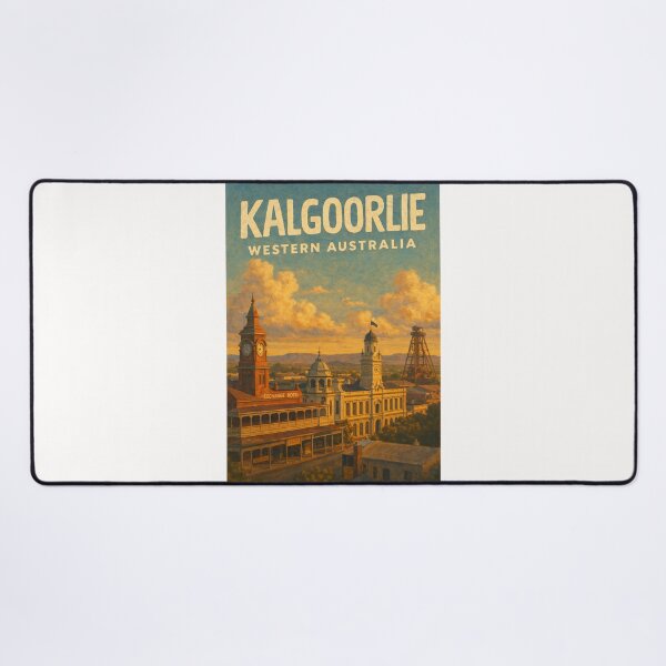 Item preview, Kalgoorlie Historic Town Centre with Clock Towers and Goldfields Architecture designed and sold by Places On Earth.