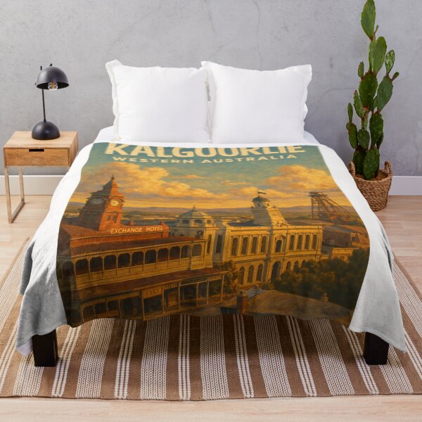 Item preview, Kalgoorlie Historic Town Centre with Clock Towers and Goldfields Architecture designed and sold by Places On Earth.