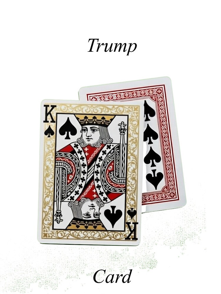 Thumbnail 4 of 4, iPhone Case, Trump card designed and sold by R-btees.